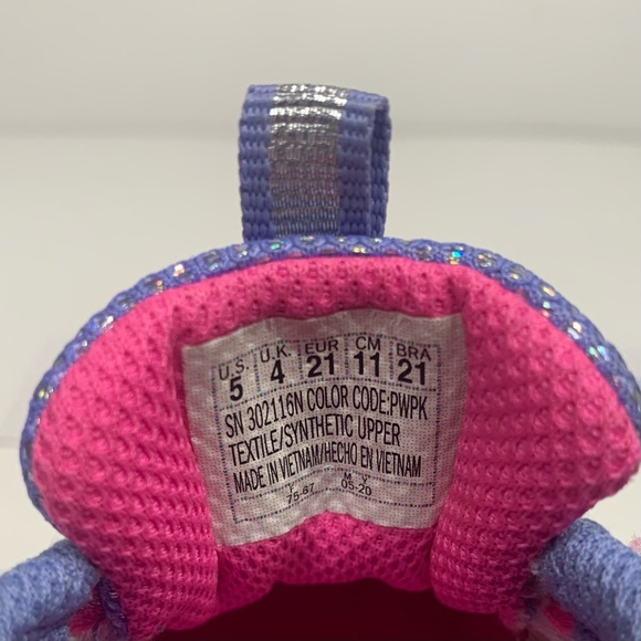 Skechers Magical Collection Unicorn Glitter Shoes 302116N Little Girls US Size 5 - Picture 8 of 12